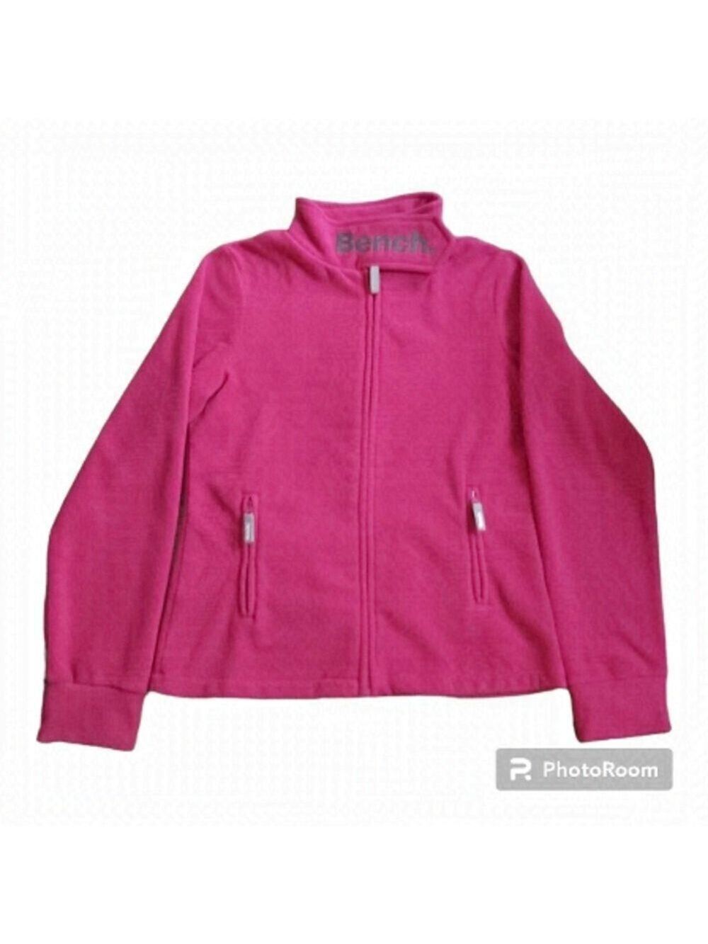 Burgundy Bench 100% Polyester Fleece Jacket for Girls - Size 13/14